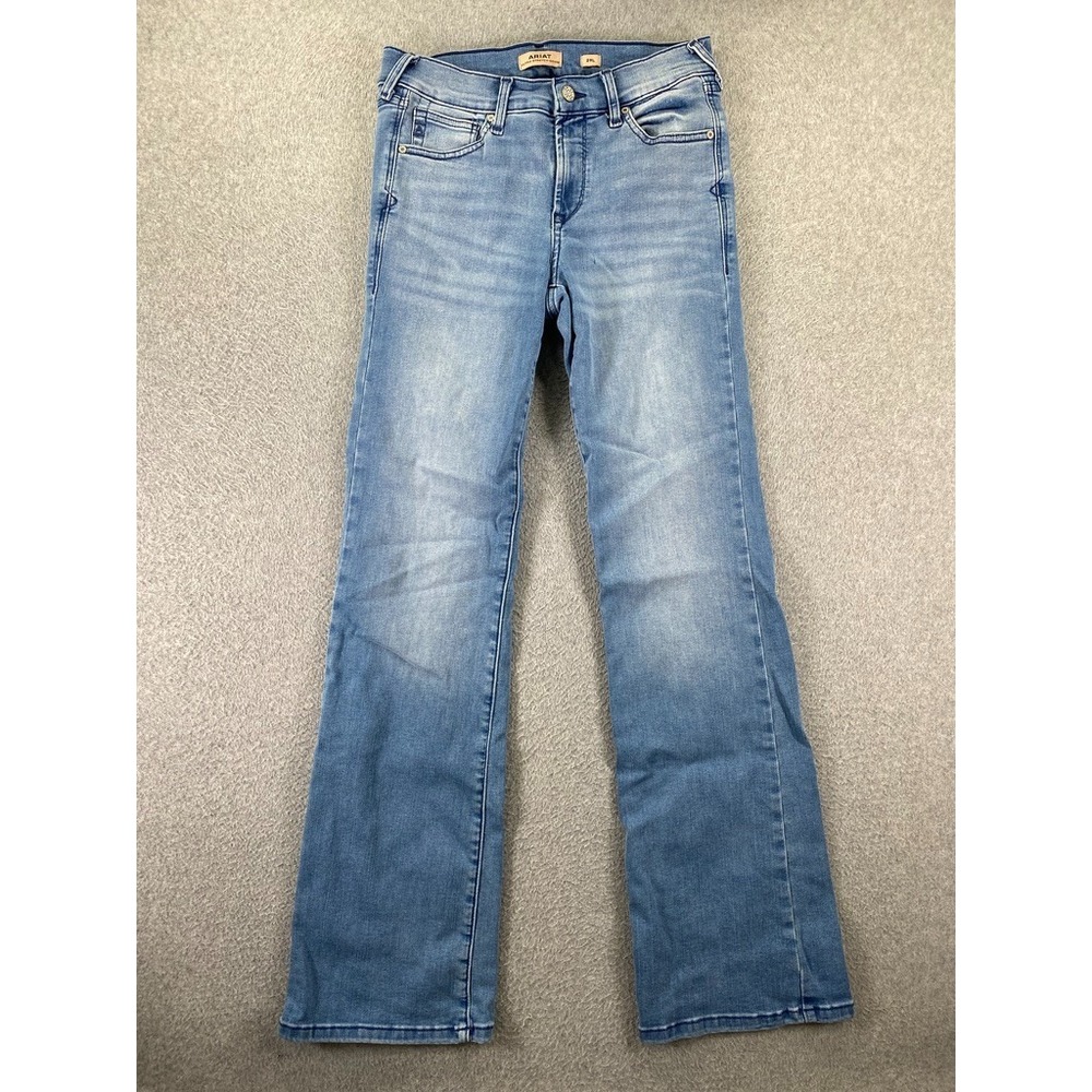 Ariat Stretch Perfect Rise Boot Cut Jeans Womens 29L (28x33.5) Western FLAW